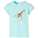 Vidaxl kindershirt 140 lichtzeeblauw