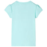 Vidaxl kindershirt 140 lichtzeeblauw