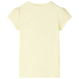 Vidaxl kindershirt 92 zachtgeel