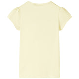 Vidaxl kindershirt 140 zachtgeel