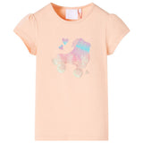 VidaXL Kindershirt 92 lichtoranje