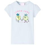 VidaXL Kindershirt 92 lichtblauw