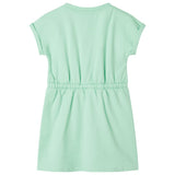 Vidaxl kinderjurk met trekkoord 104 felgroen