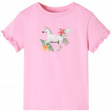 Vidaxl kindershirt met korte mouwen 104 felroze
