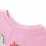 Vidaxl kindershirt met korte mouwen 116 felroze
