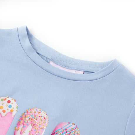 Vidaxl kindershirt 116 blauw