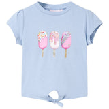 Vidaxl kindershirt 140 blauw