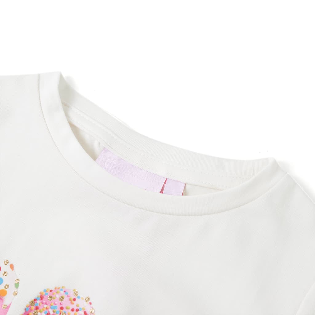 Vidaxl kindershirt 104 ecru
