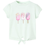 Vidaxl kindershirt 116 lichtmint