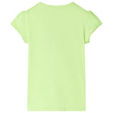 VidaXL Kindershirt 128 neongeel