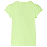 Vidaxl kindershirt 140 neongeel