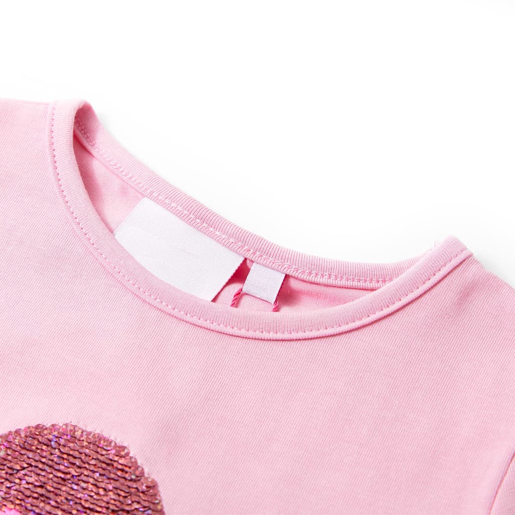 VidaXL Kindershirt 116 felroze