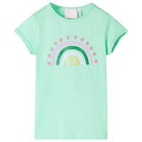 Vidaxl kindershirt 92 felgroen