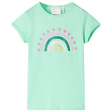 Vidaxl kindershirt 128 felgroen