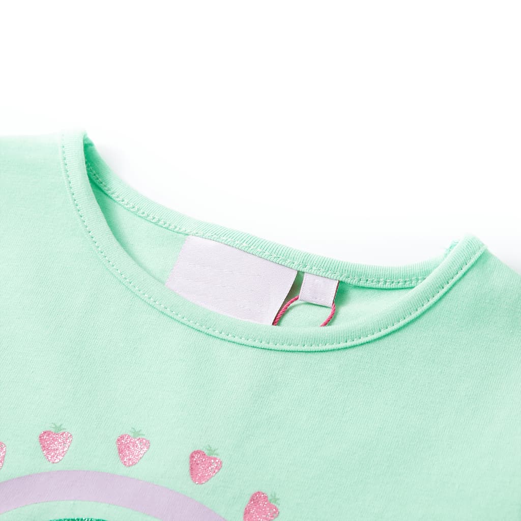 Vidaxl kindershirt 140 felgroen