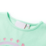 Vidaxl kindershirt 140 felgroen