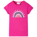 Vidaxl kindershirt 92 donkerroze