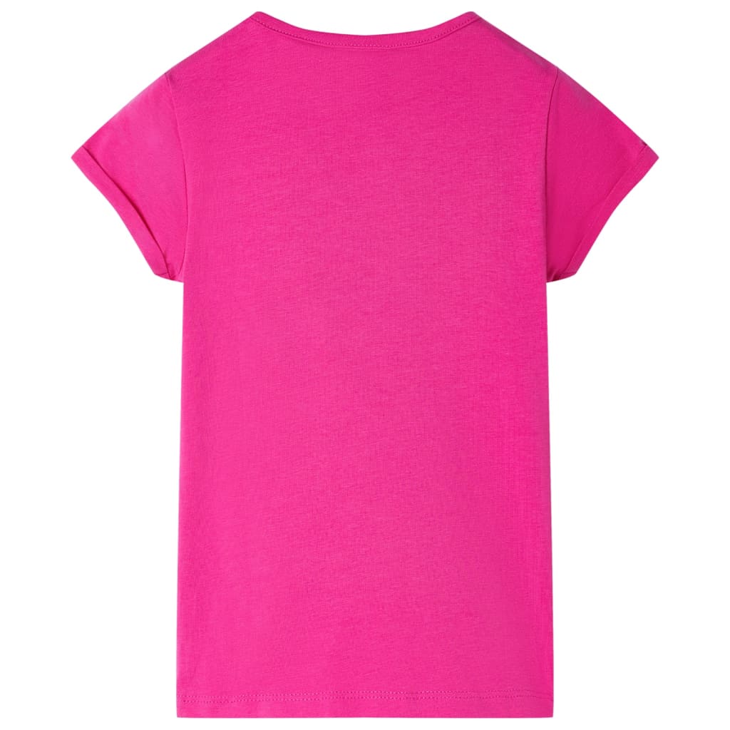 Vidaxl kindershirt 104 donkerroze