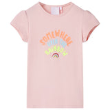 VidaXL Kindershirt 128 lichtroze