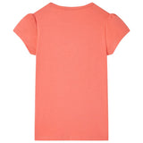 VidaXL Kindershirt 140 koraalkleurig