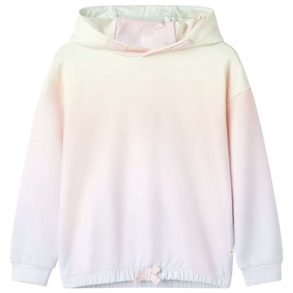Vidaxl kindertrui met capuchon 128 sterrenwit