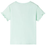 VidaXL Kindershirt 92 lichtmint