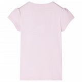 Vidaxl kindershirt met kapmouwen 104 zachtroze