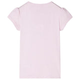 Vidaxl kindershirt met kapmouwen 128 zachtroze