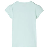 Vidaxl kindershirt met kapmouwen 140 lichtmintkleur