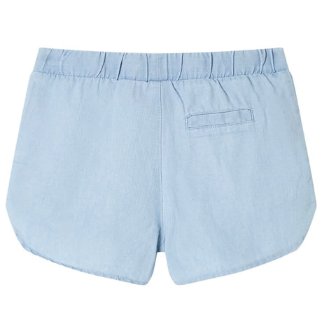 Vidaxl kindershorts 128 zachtdenimblauw