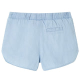 Vidaxl kindershorts 140 zachtdenimblauw