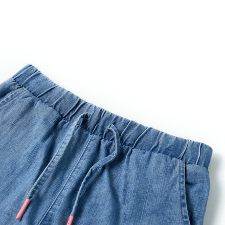 Vidaxl kindershorts 104 denimblauw