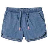 Vidaxl kindershorts 116 denimblauw