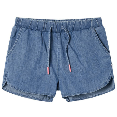 Vidaxl kindershorts 128 denimblauw