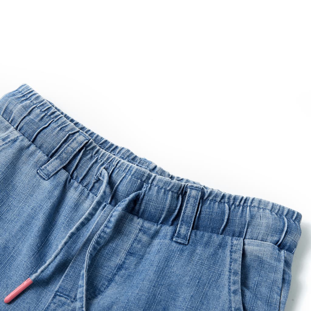 Vidaxl kinderbroek 116 denimblauw