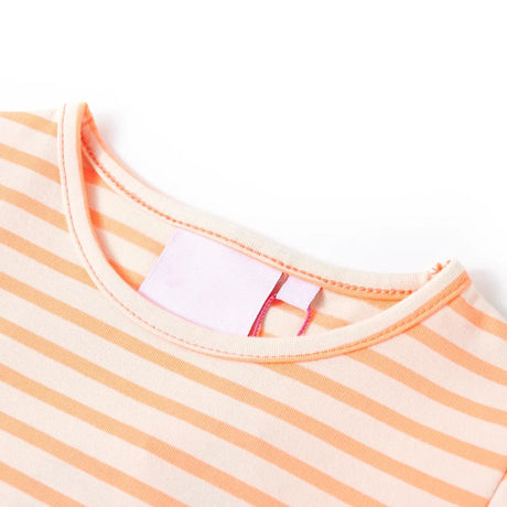 Vidaxl kindershirt 128 neonoranje