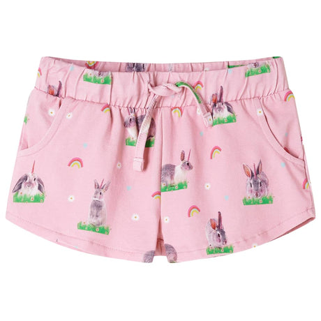 Vidaxl kindershorts met trekkoord 128 lichtroze