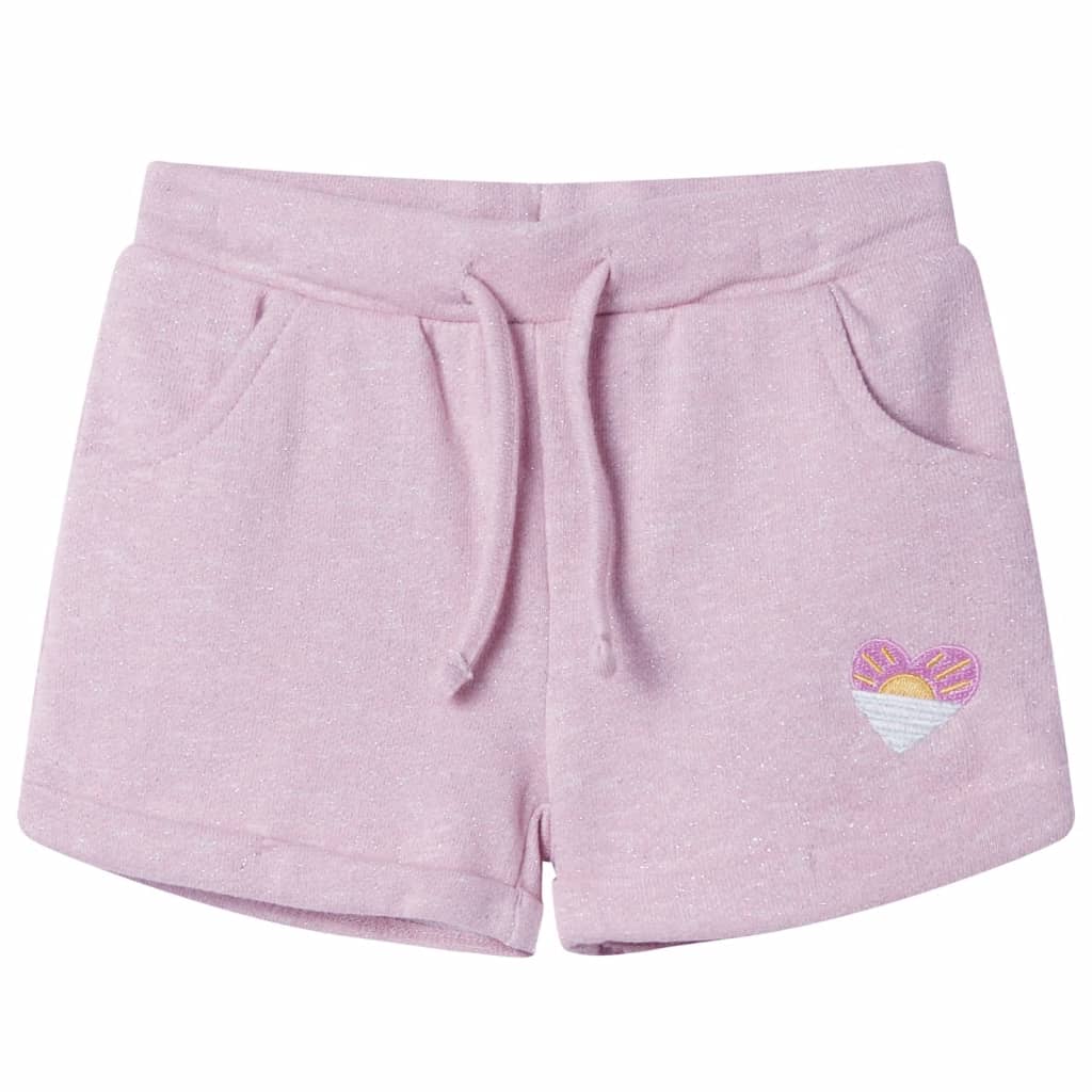 Vidaxl kindershorts met trekkoord 128 gemengd lila