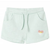 Vidaxl kindershorts met trekkoord 140 gemengd lichtmintkleurig