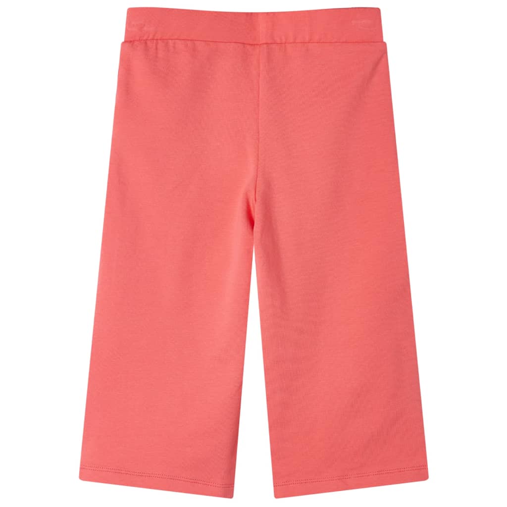Vidaxl kinderbroek met wijde pijpen 116 koraalkleurig