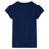 Vidaxl kindershirt 116 marineblauw