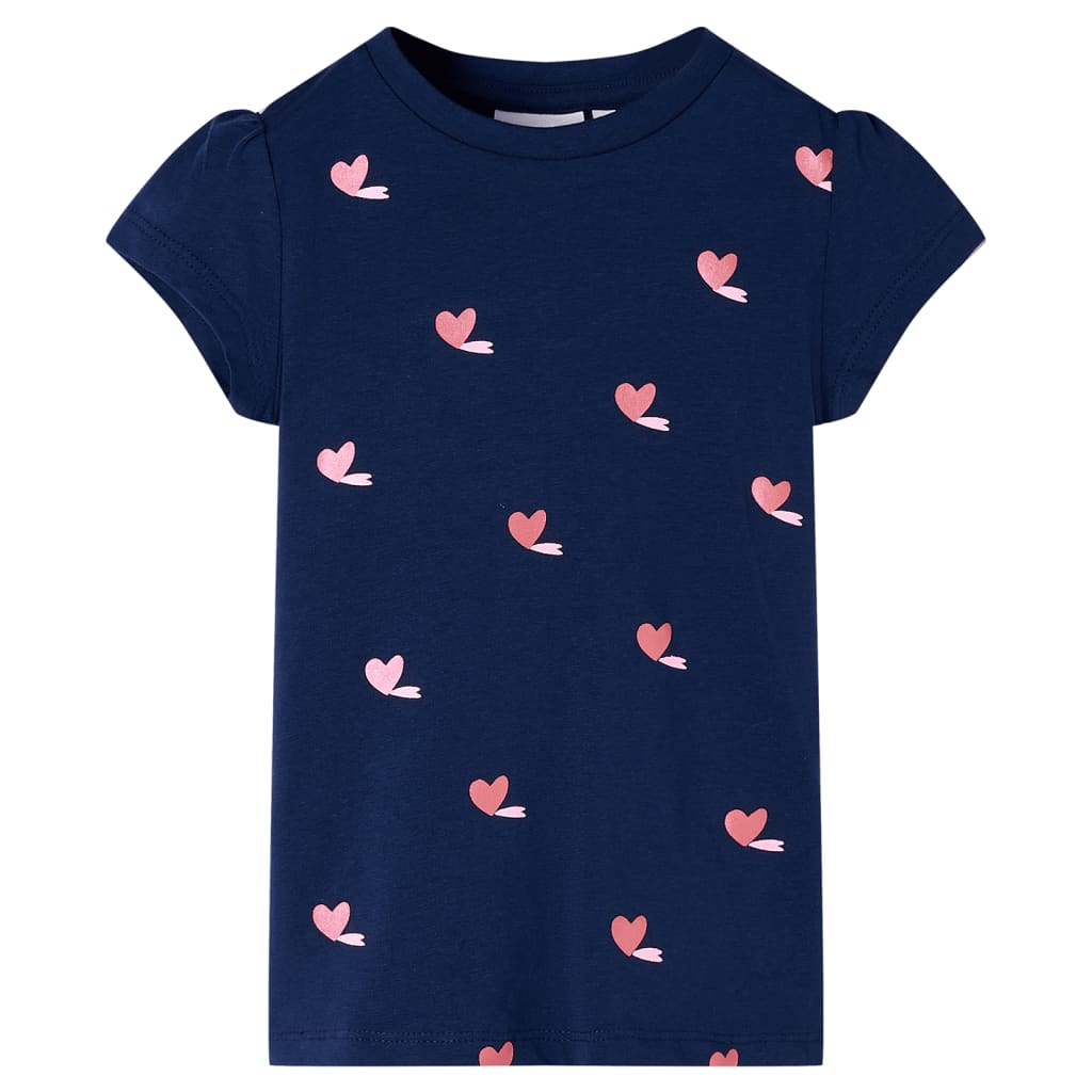 Vidaxl kindershirt 140 marineblauw