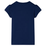 Vidaxl kindershirt 140 marineblauw