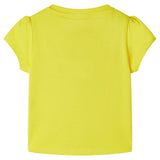 Vidaxl kindershirt 116 geel