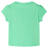 Vidaxl kindershirt 116 lichtgroen