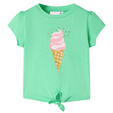 Vidaxl kindershirt 140 lichtgroen