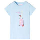 Vidaxl kindershirt 128 zachtblauw