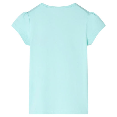 Vidaxl kindershirt 128 lichtzeeblauw