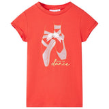Vidaxl kindershirt 140 rood