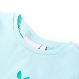 Vidaxl kindershirt 116 lichtzeeblauw